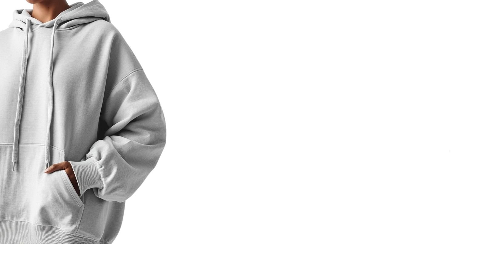 Moda damska – bluza damska na białym tle, baner kategorii