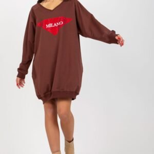 Bluza Damska Model VI-BL-3113.73P Dark Brown - Factory Price