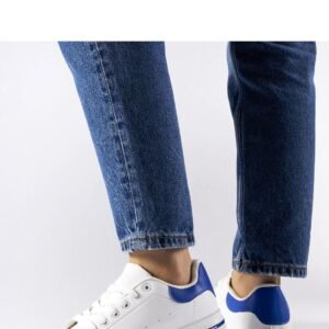 Biało-granatowe sneakersy Leland - Solea